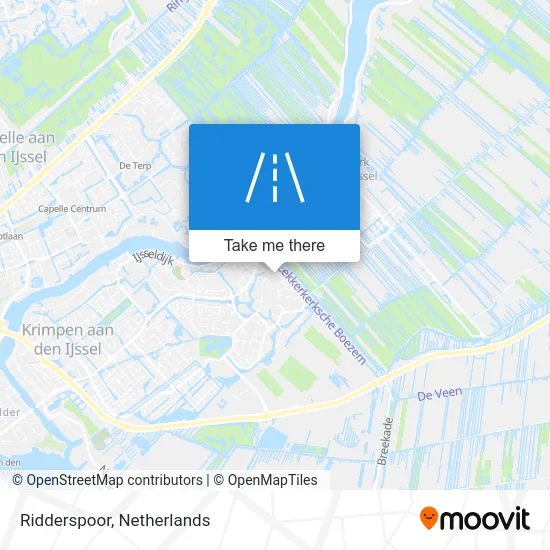 Ridderspoor map