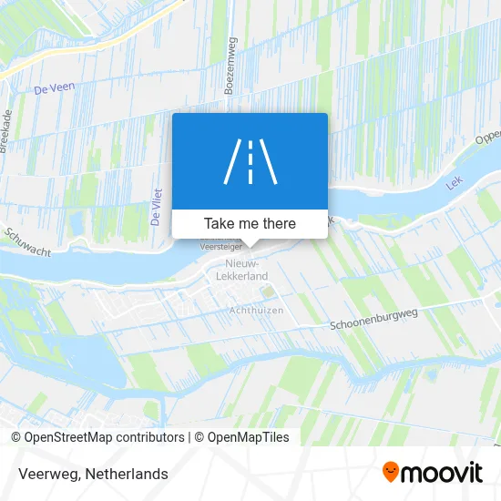 Veerweg map