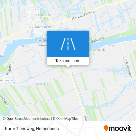 Korte Tiendweg map