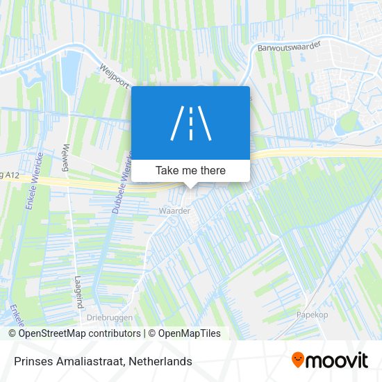 Prinses Amaliastraat map