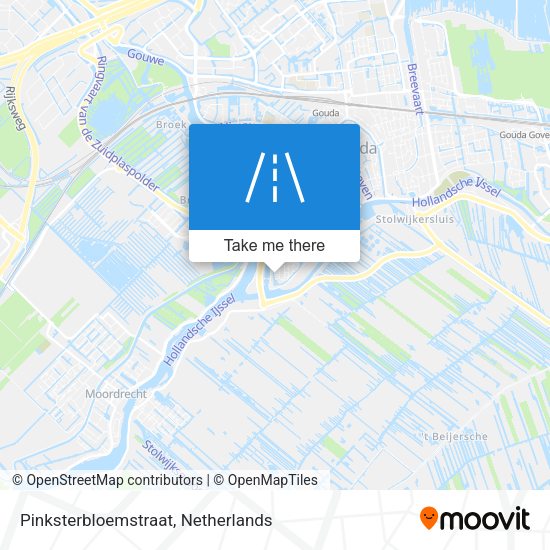 Pinksterbloemstraat map