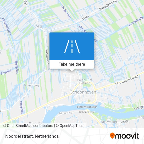 Noorderstraat map