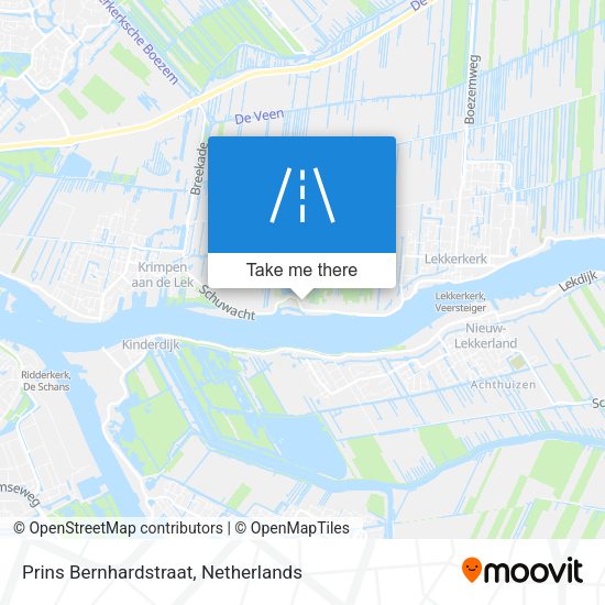Prins Bernhardstraat map