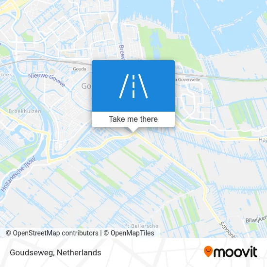 Goudseweg map