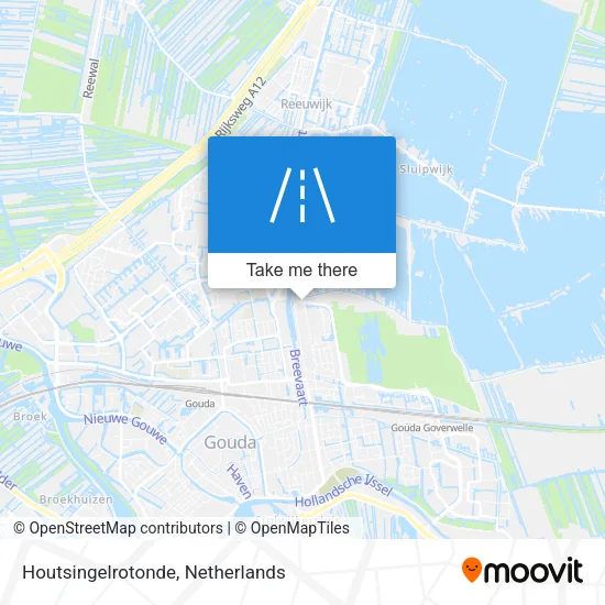 Houtsingelrotonde map