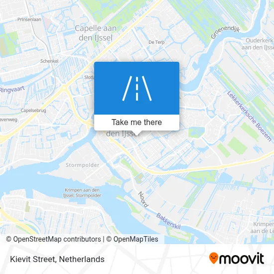 Kievitstraat map