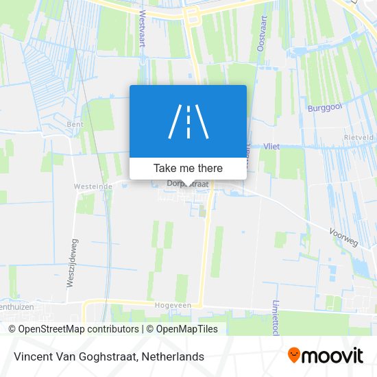 Vincent Van Goghstraat map