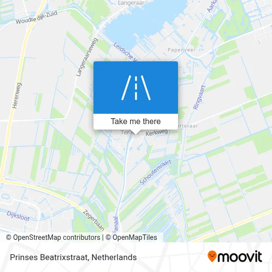 Prinses Beatrixstraat map