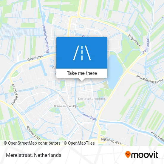 Merelstraat map