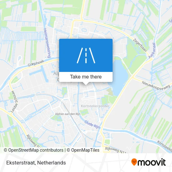 Eksterstraat map