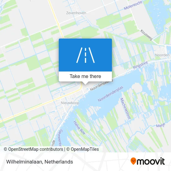 Wilhelminalaan map