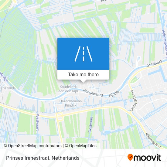 Prinses Irenestraat map