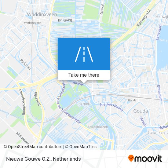 Nieuwe Gouwe O.Z. map