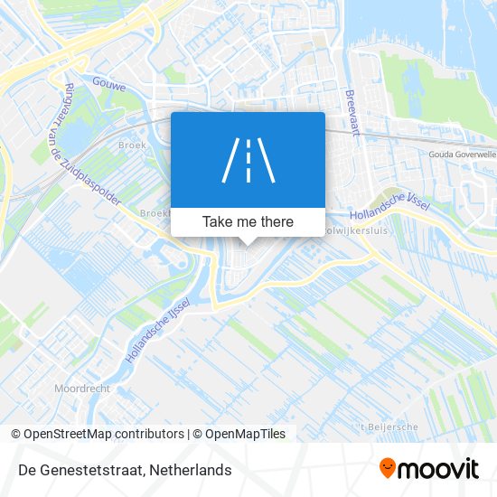 De Genestetstraat map