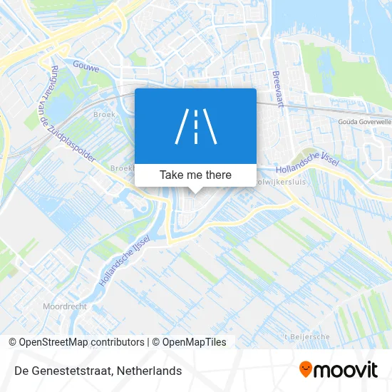 De Genestetstraat map