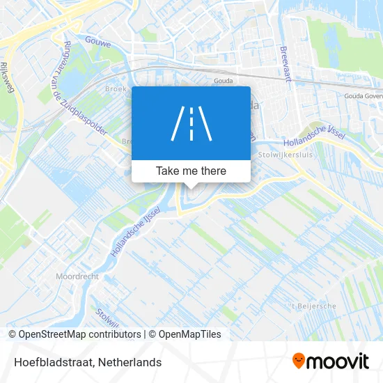 Hoefbladstraat map
