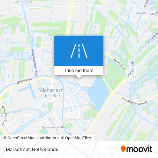 Marsstraat map