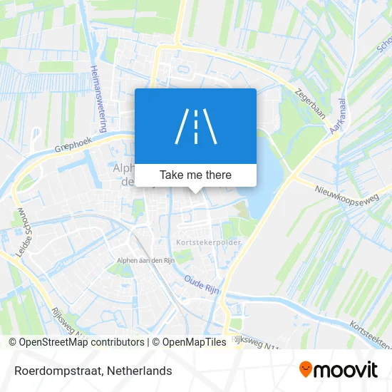 Roerdompstraat map