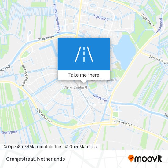 Oranjestraat map