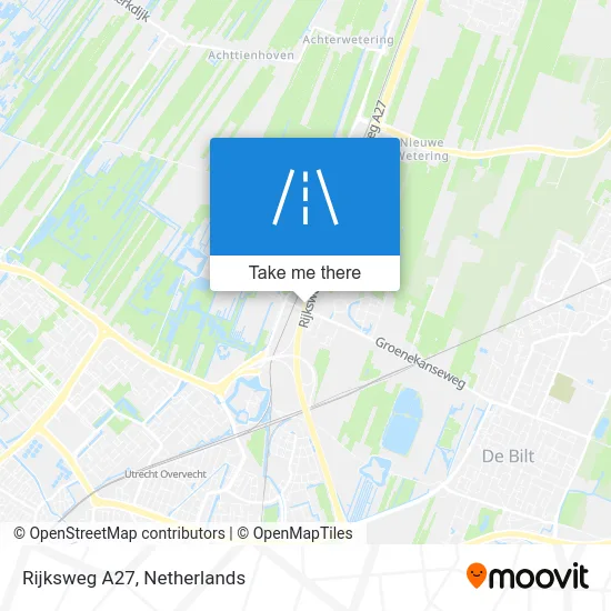 Rijksweg A27 map