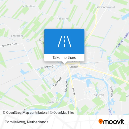 Parallelweg map