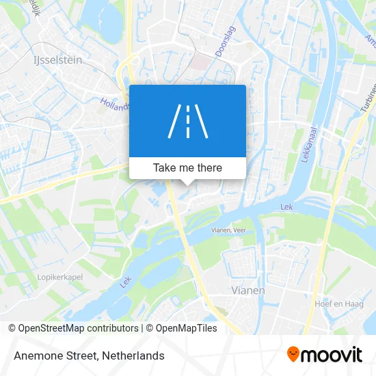 Anemoonstraat map