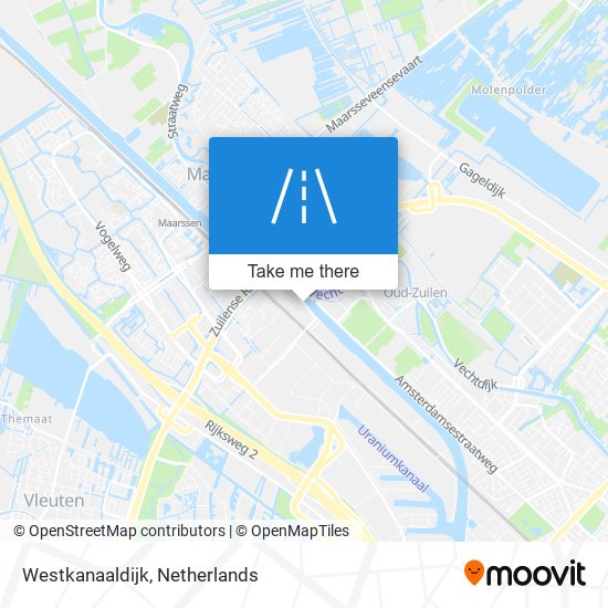 Westkanaaldijk map