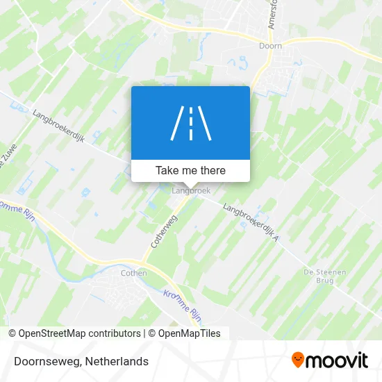 Doornseweg map