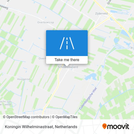 Koningin Wilhelminastraat map