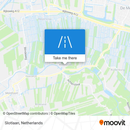 Slotlaan map