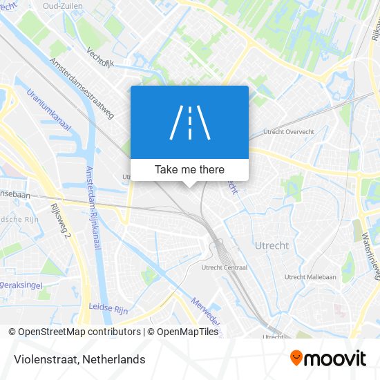 Violenstraat map