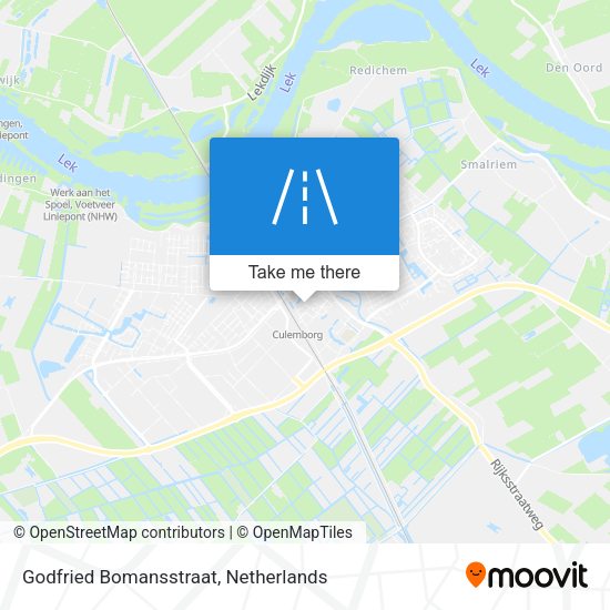 Godfried Bomansstraat map