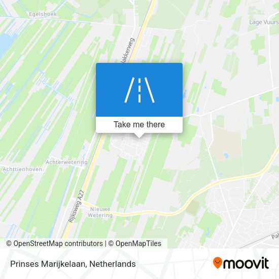 Prinses Marijkelaan map