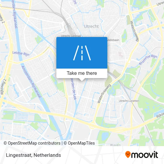 Lingestraat map