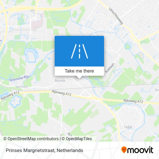 Prinses Margrietstraat map
