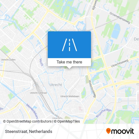 Steenstraat map