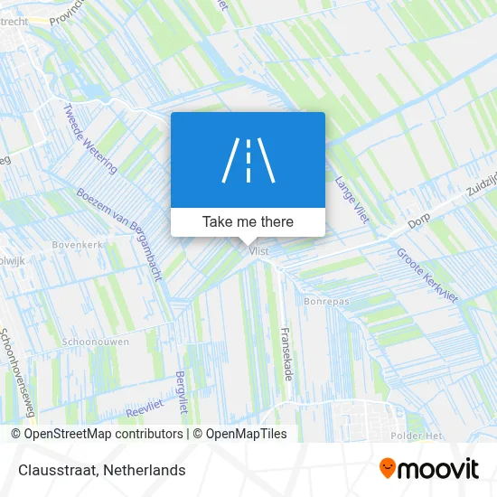 Clausstraat map