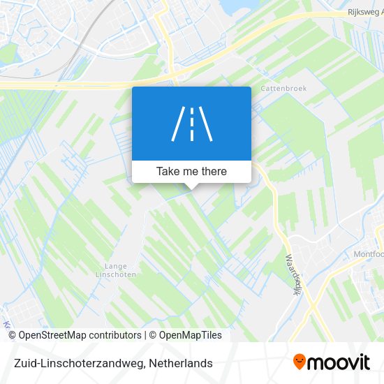Zuid-Linschoterzandweg map