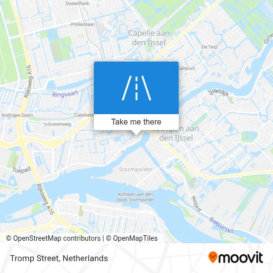 Trompstraat map