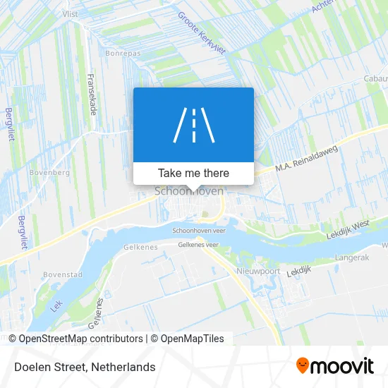 Doelenstraat map
