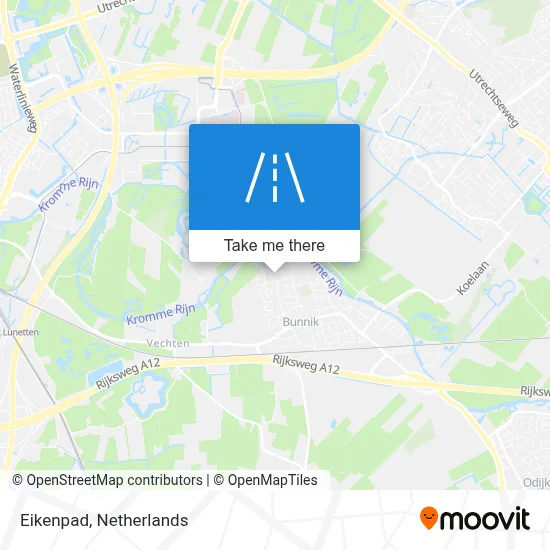 Eikenpad map
