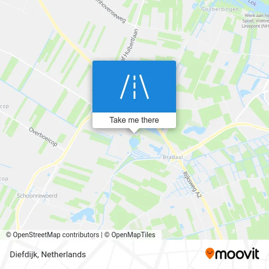 Diefdijk map