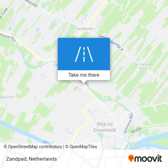 Zandpad Karte