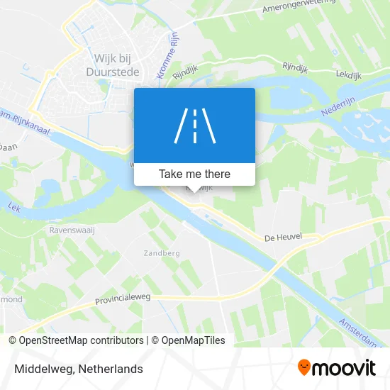 Middelweg map
