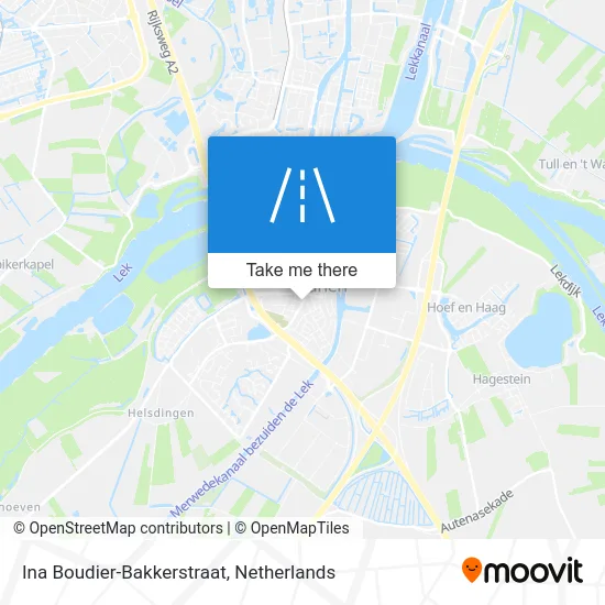 Ina Boudier-Bakkerstraat map