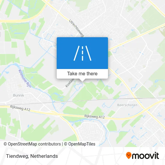 Tiendweg map
