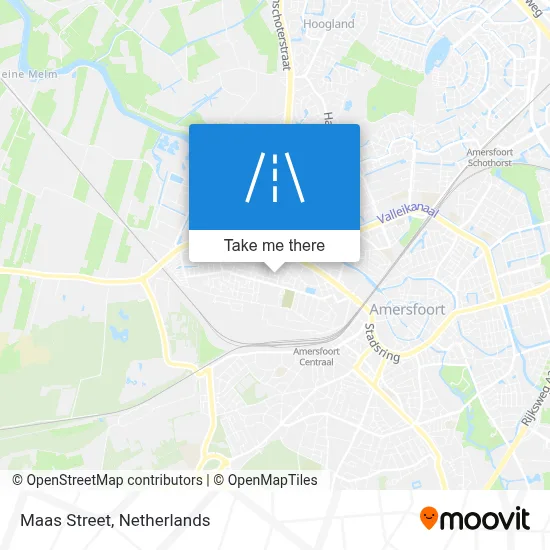 Maasstraat map