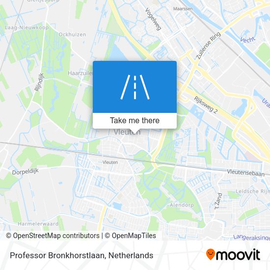 Professor Bronkhorstlaan map