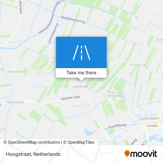 Hoogstraat map
