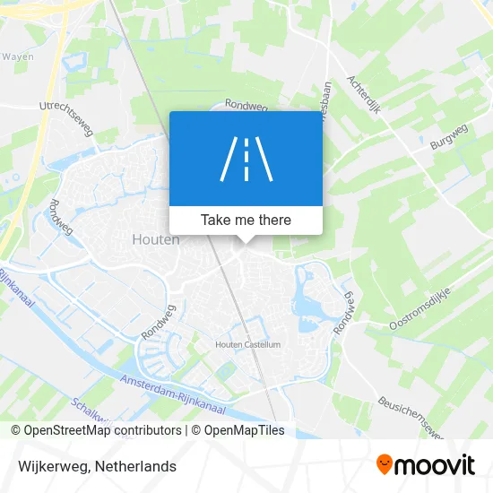 Wijkerweg map